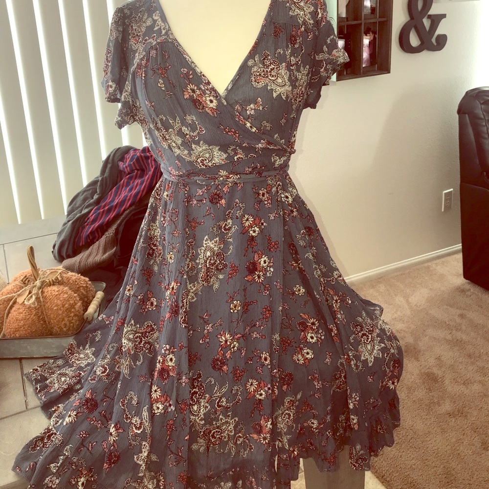 Floral print dress